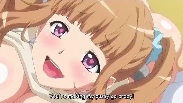 [Anime] GAL JK huge breasts, bitch will I breasts swinging purunnpurunn nasty Cowgirl much FAC - anime capture images 14
