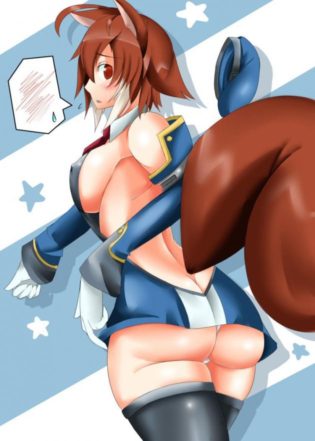 Beautiful women fight BLAZBLUE 34