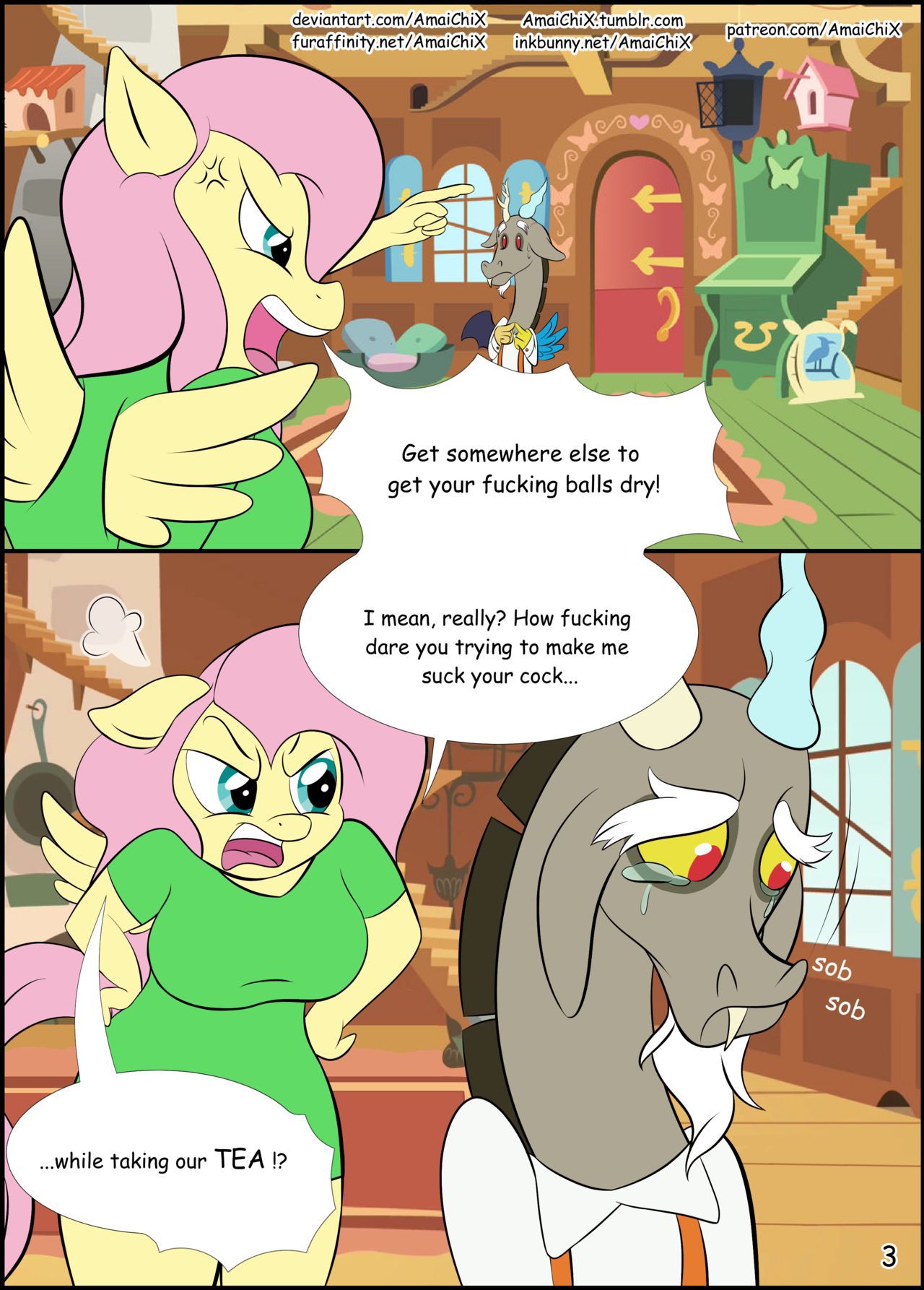 [AmaiChiX] Teat Party (My Little Pony Friendship Is Magic) [Ongoing] 4