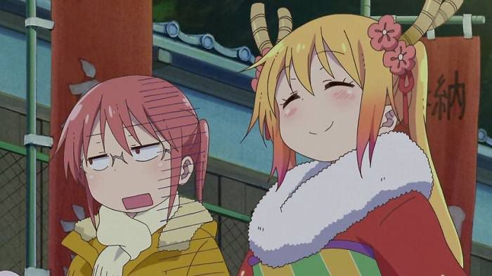 [Kobayashi's made Lagon: episode 11 "year-end and new year holidays! (Not comickeneta), capture 54