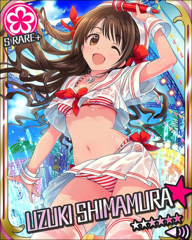 [Large image] "Cinderella girls' swimsuit illustration too erotic, threw away the summer and think that's not a views www 1