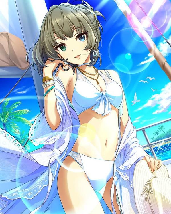 [Large image] "Cinderella girls' swimsuit illustration too erotic, threw away the summer and think that's not a views www 13