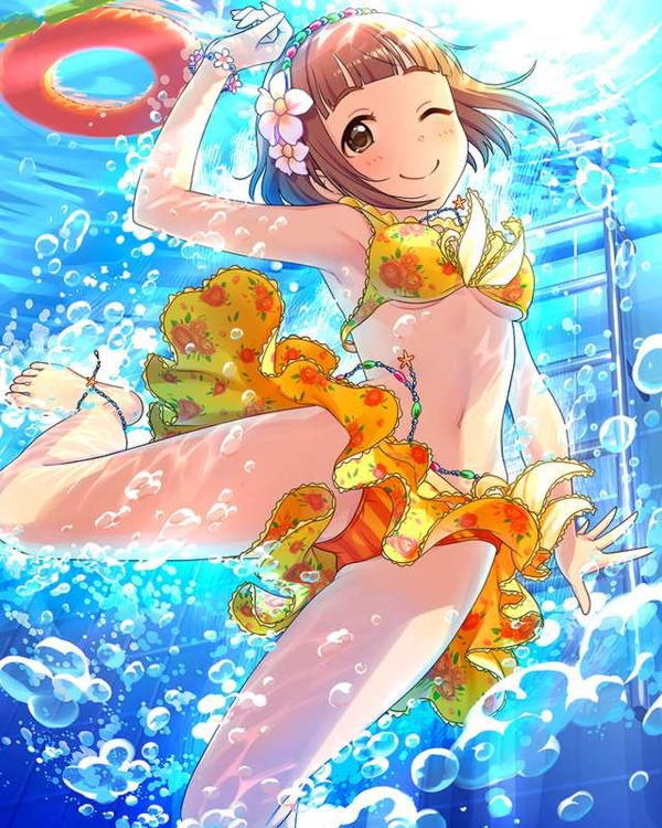 [Large image] "Cinderella girls' swimsuit illustration too erotic, threw away the summer and think that's not a views www 15