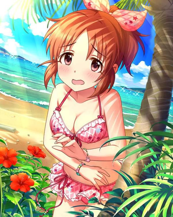 [Large image] "Cinderella girls' swimsuit illustration too erotic, threw away the summer and think that's not a views www 19