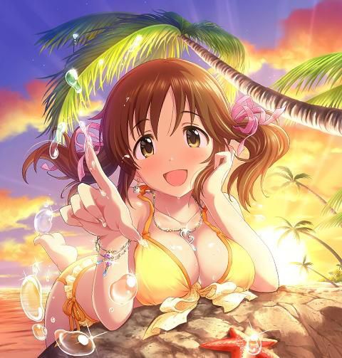 [Large image] "Cinderella girls' swimsuit illustration too erotic, threw away the summer and think that's not a views www 22