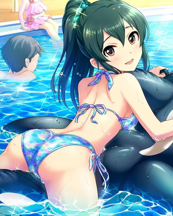 [Large image] "Cinderella girls' swimsuit illustration too erotic, threw away the summer and think that's not a views www 5