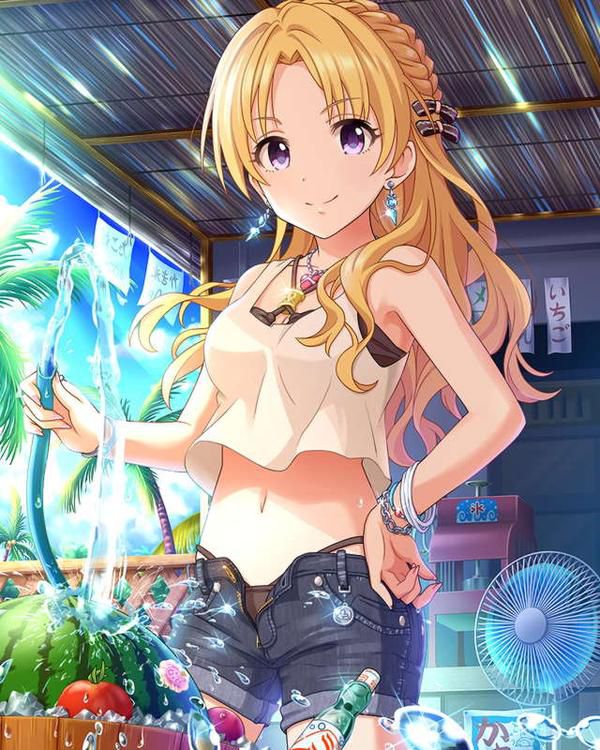 [Large image] "Cinderella girls' swimsuit illustration too erotic, threw away the summer and think that's not a views www 7