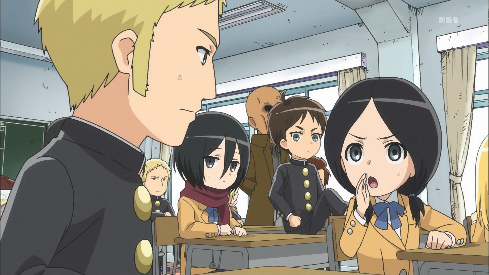 [Autumn anime] "invasion! Giant junior high school ' in episode 1, OP art dude!? Yes! Www real awesome. 20