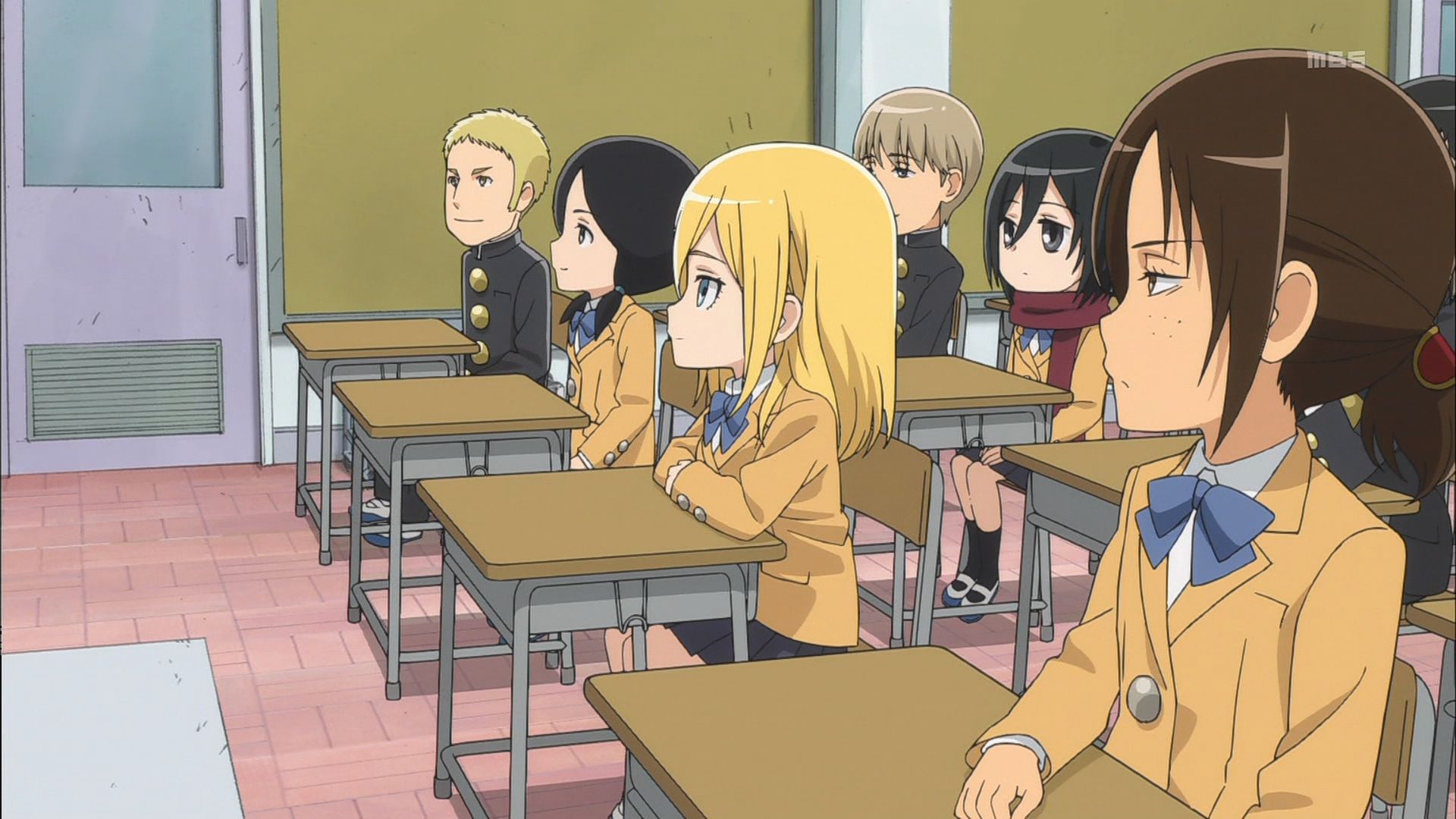 [Autumn anime] "invasion! Giant junior high school ' in episode 1, OP art dude!? Yes! Www real awesome. 9