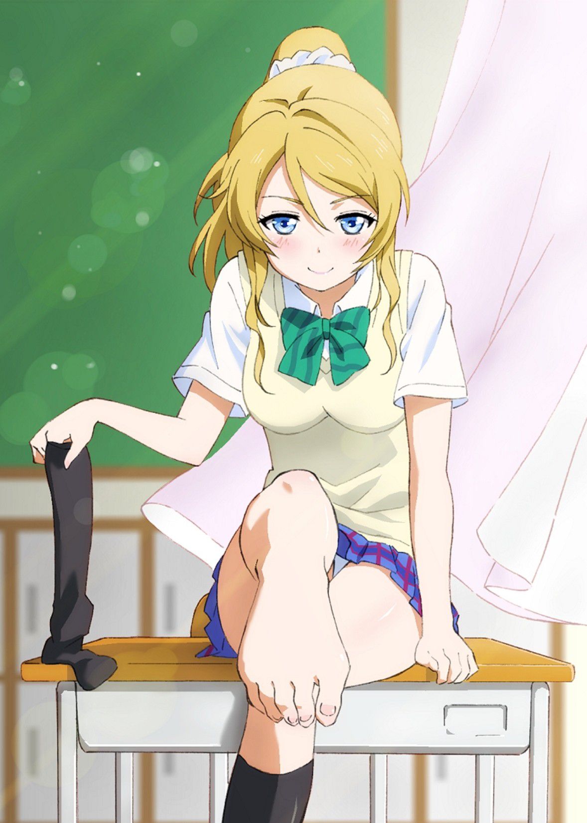 [Image is: "love live! "The girls Anime industry's leading erotic nomecha. body you're a www 2