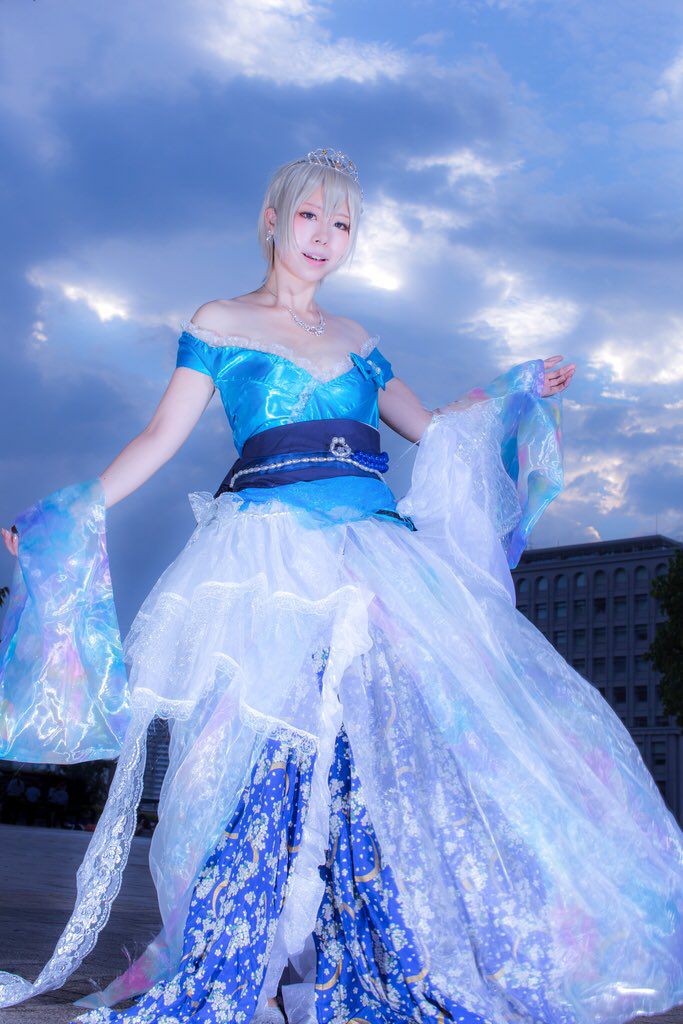 "Cinderella girls' woman cosplay picture erotic cute MoE, www 7