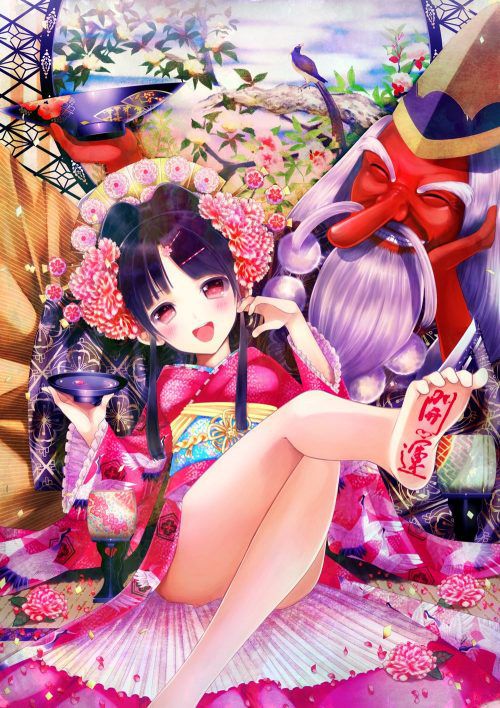 I tried to erotic pictures of kimono and yukata 1