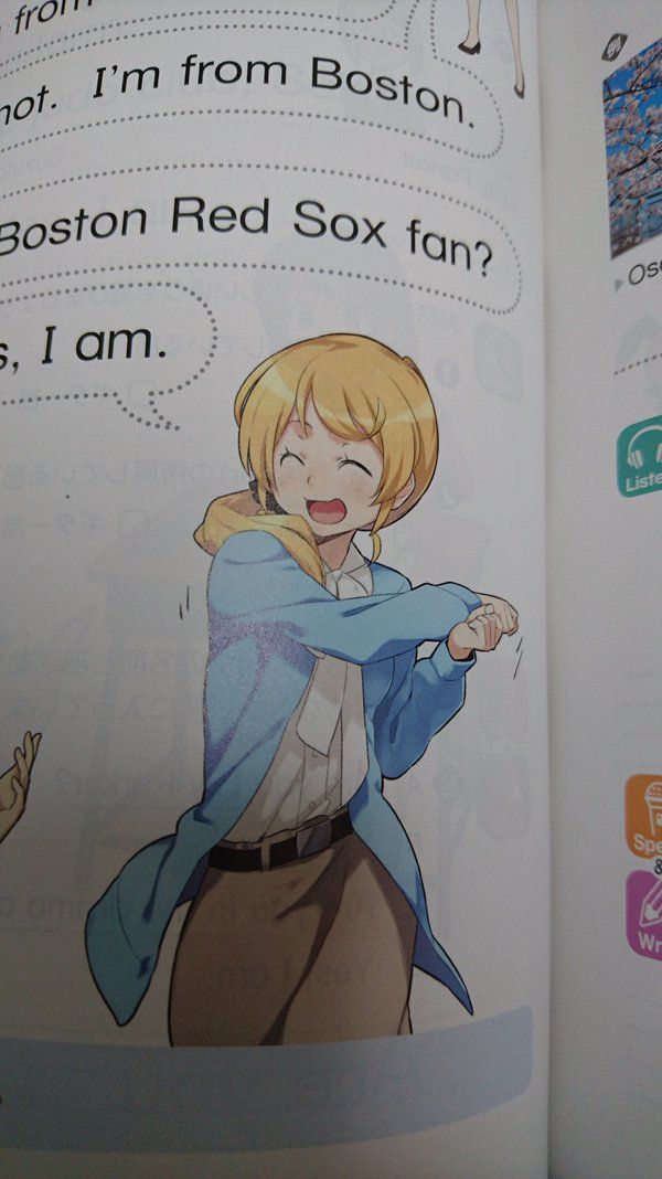 [Image and] and recent English textbooks appeared person too cute buzz wwwww 4