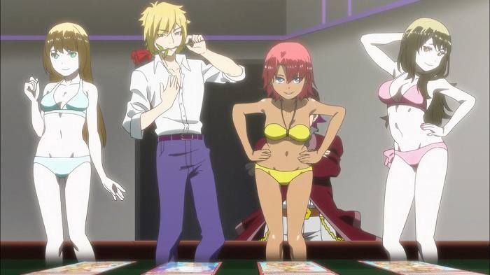 [AKIBA'S TRIP-THE ANIMATION-: Episode 9 "but ended up fighting in the card game! ' Capture 64