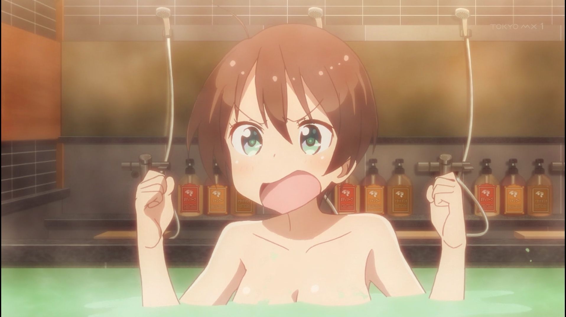 [Artificial mouth times] "NEW GAME! "Of all nine episodes, Yuri hifumi nude too たまらな of wwwwwwwww 13