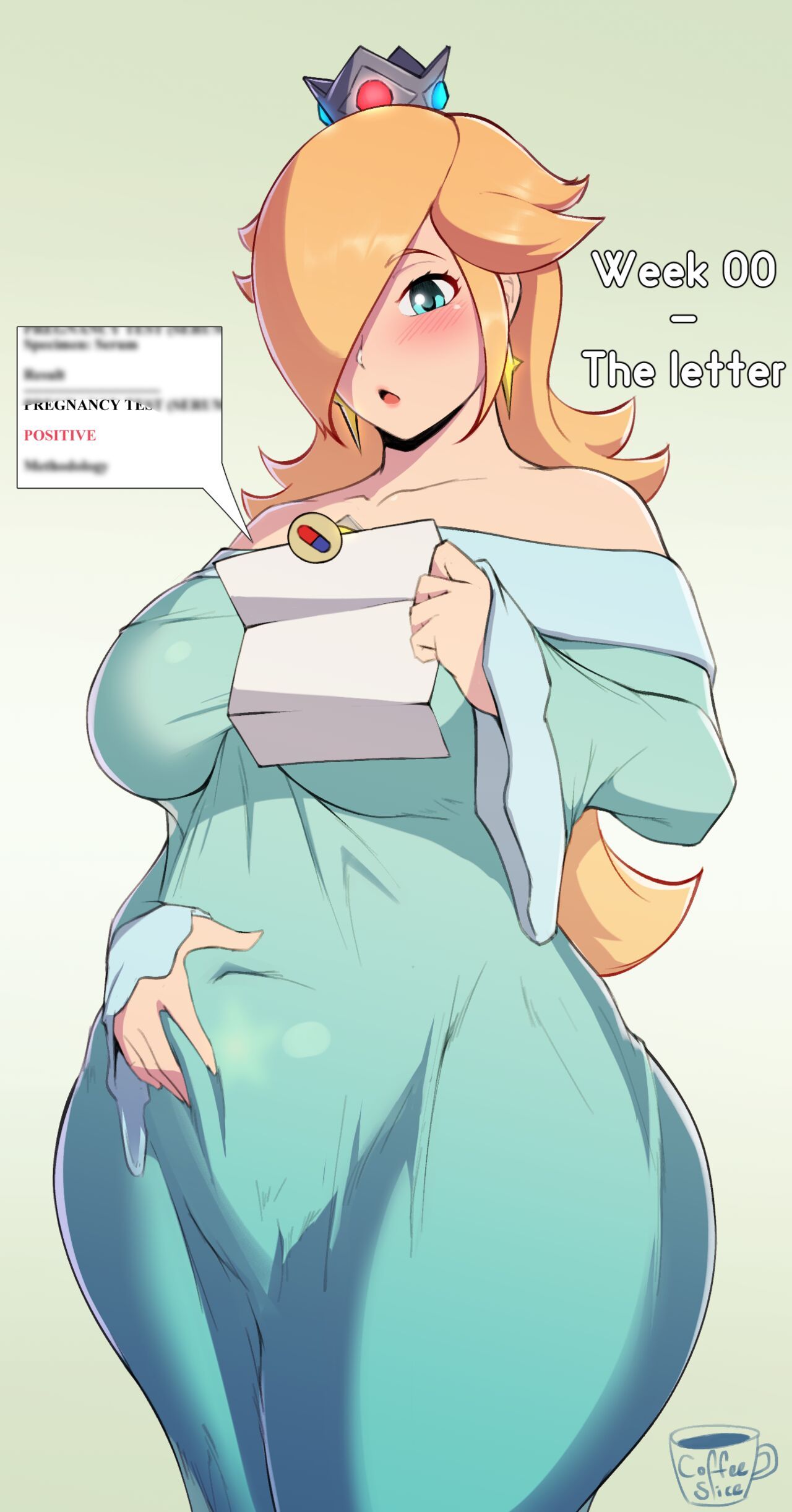 (CoffeeSlice) Rosalina's Galactic Pregnancy (Super Mario Galaxy) 1