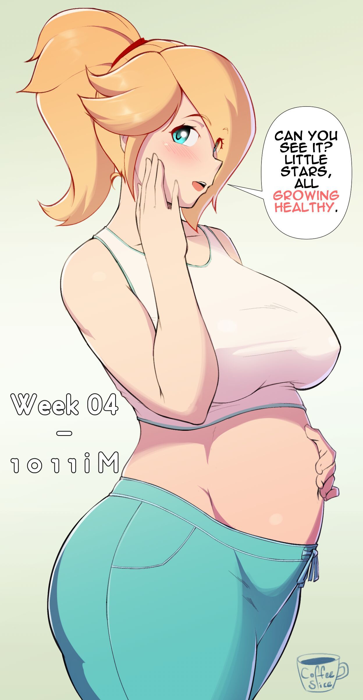 (CoffeeSlice) Rosalina's Galactic Pregnancy (Super Mario Galaxy) 2