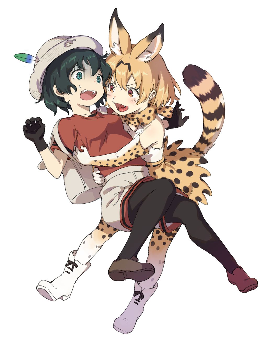 Bag-Chan x Serval Chan Ho was cute stiff image posting.! [Friends of the beast, the beast friends 12