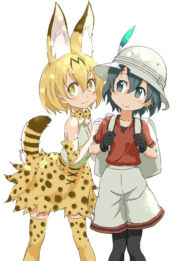 Bag-Chan x Serval Chan Ho was cute stiff image posting.! [Friends of the beast, the beast friends 13