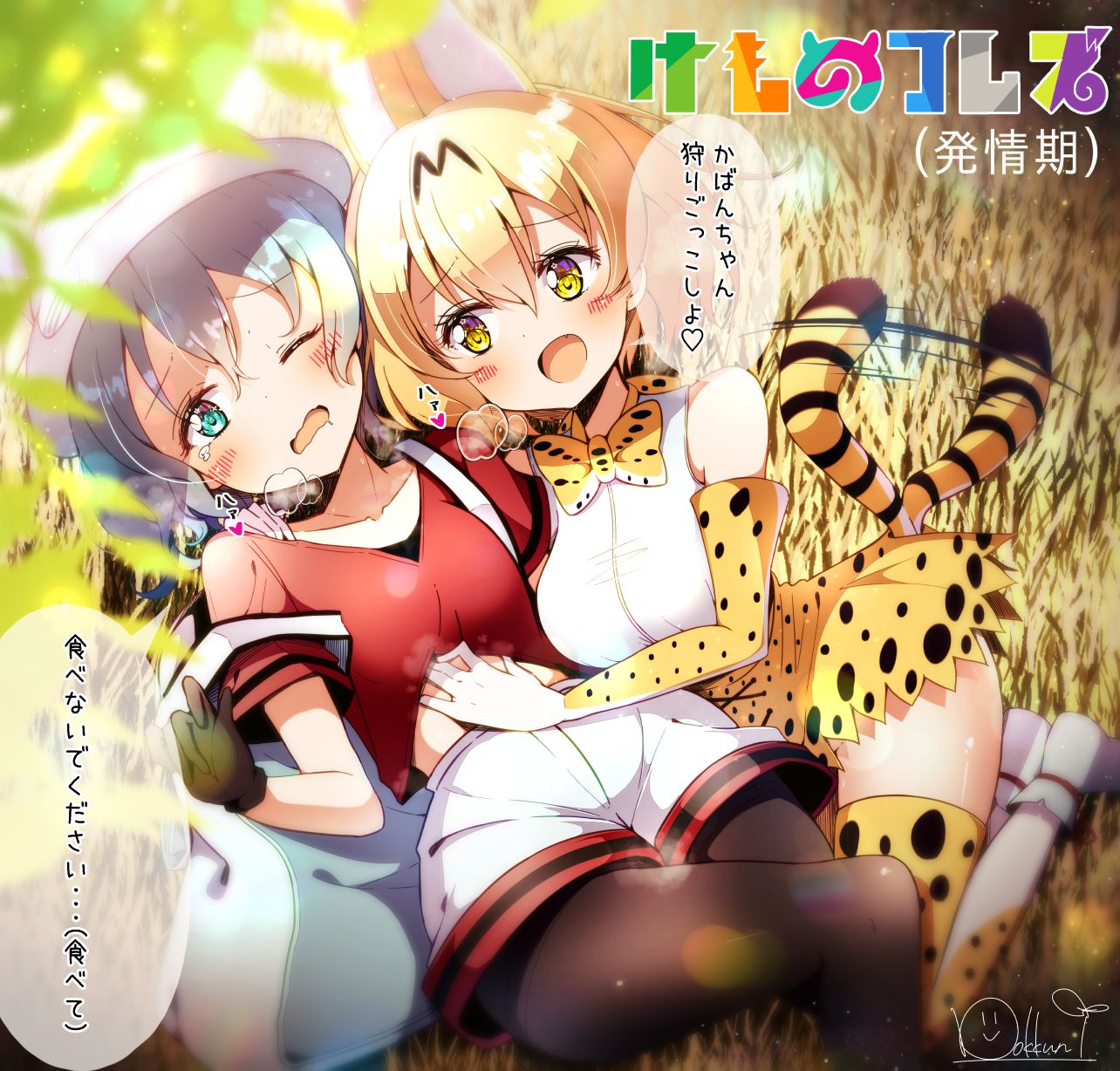 Bag-Chan x Serval Chan Ho was cute stiff image posting.! [Friends of the beast, the beast friends 18