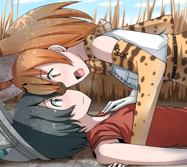 Bag-Chan x Serval Chan Ho was cute stiff image posting.! [Friends of the beast, the beast friends 2