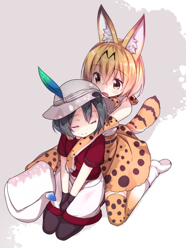 Bag-Chan x Serval Chan Ho was cute stiff image posting.! [Friends of the beast, the beast friends 7