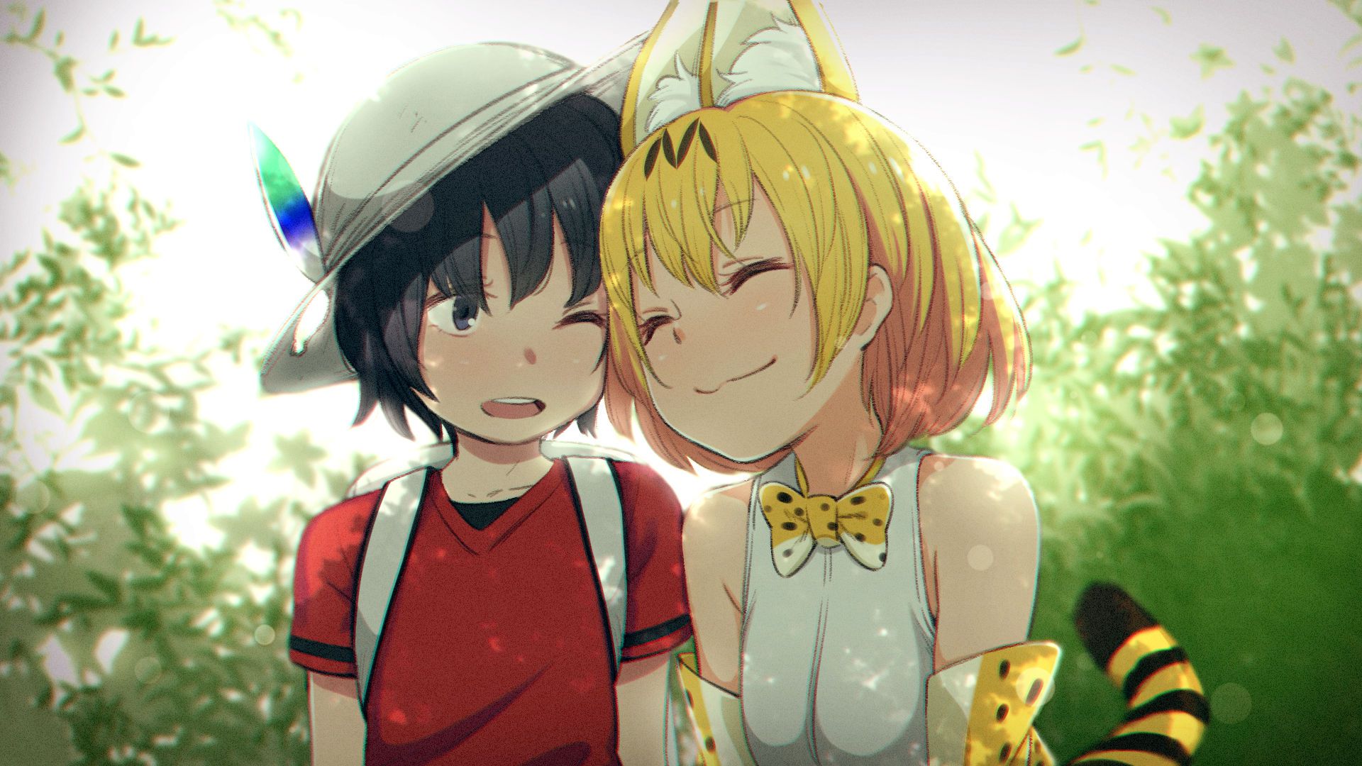 Bag-Chan x Serval Chan Ho was cute stiff image posting.! [Friends of the beast, the beast friends 8