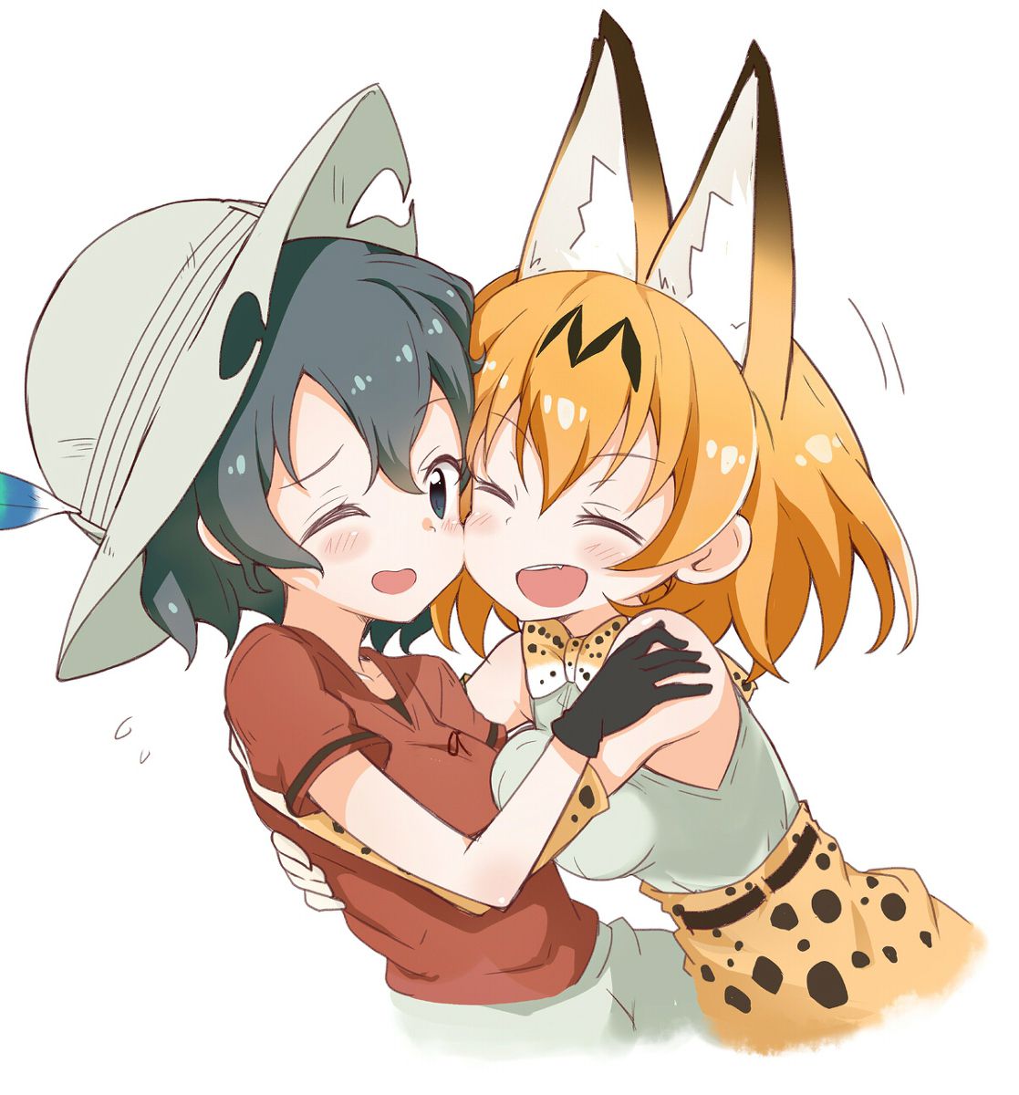 Bag-Chan x Serval Chan Ho was cute stiff image posting.! [Friends of the beast, the beast friends 9