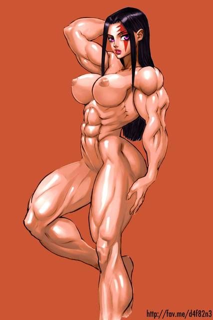 [52 photos] muscle a two-dimensional erotic fetish images of girls with muscles and ABS. 10 26