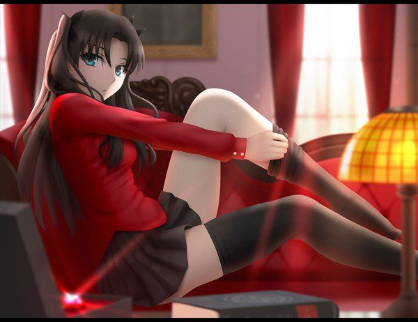 [Secondary erotic images] Fate series】 tsundere heroine Rin tosaka Rin-Chan on feet footjob and want to... 45 erotic images | Part1 22
