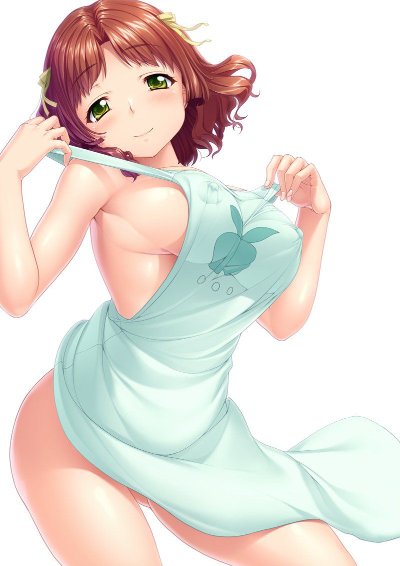 Cute naked apron of two-dimensional pictures. 10