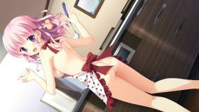 Cute naked apron of two-dimensional pictures. 13