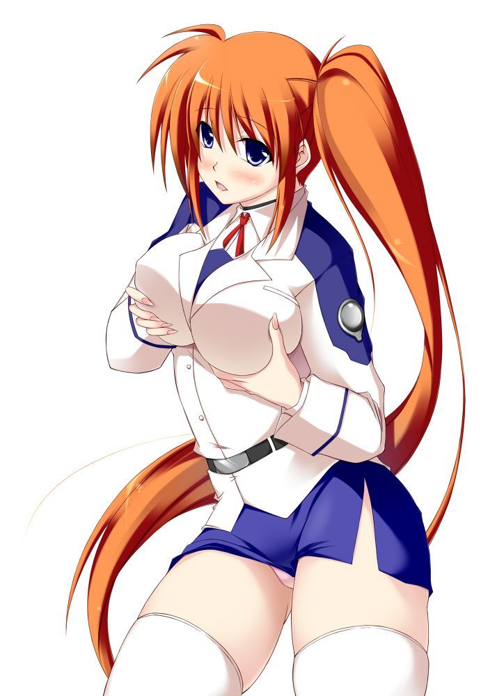 I want to pull out with the secondary erotic image of magical girl Lyrical Nanoha! 19