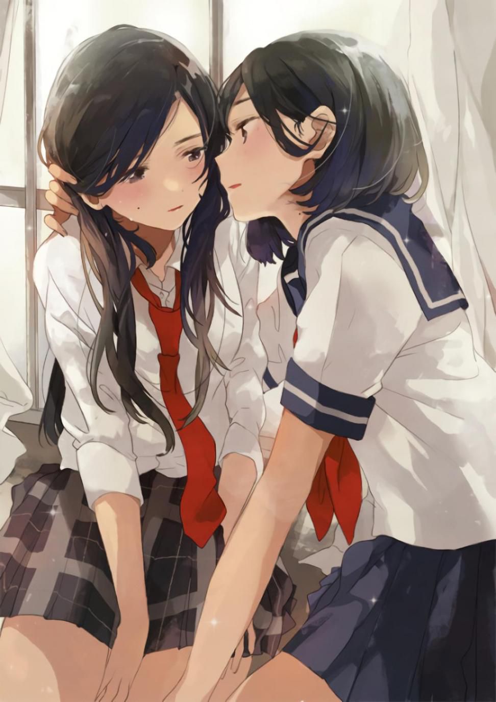 We review the erotic image of Yuri, lesbian 14