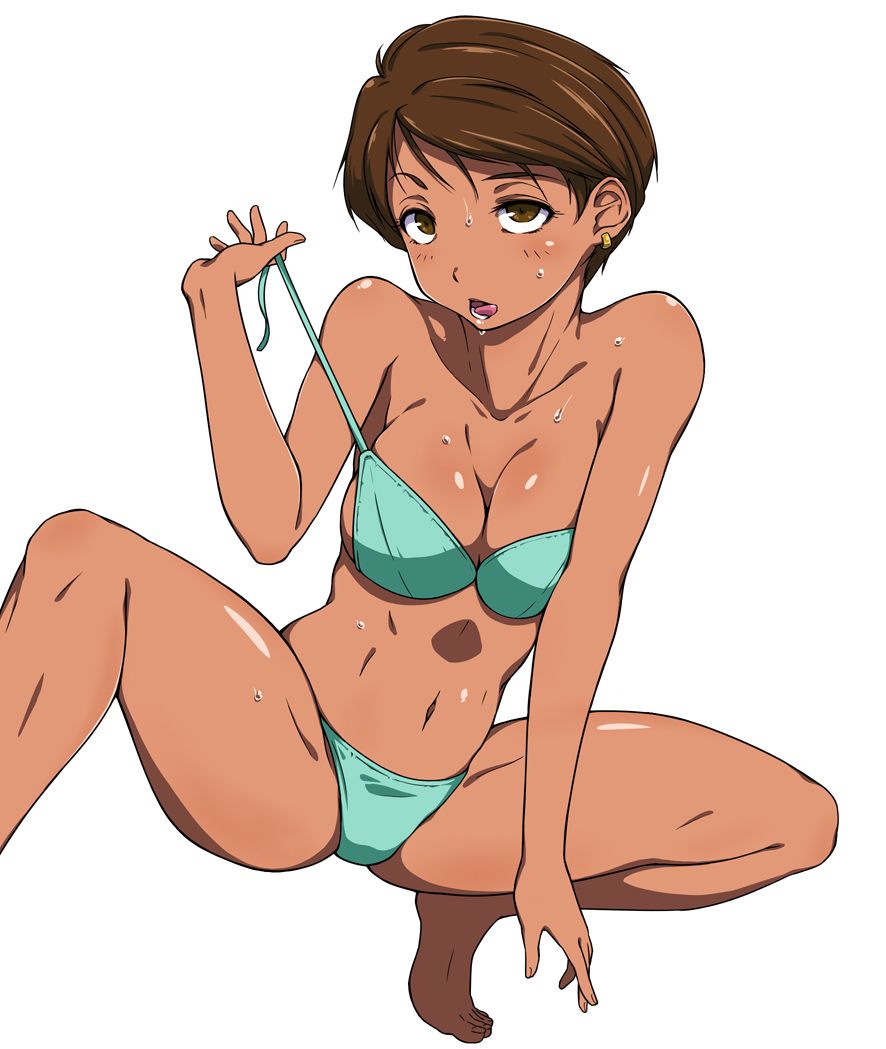 【Erotic Anime Summary】 Brown Skin Color Carefree Beauty and Beautiful Girls 【Secondary Erotic】 30
