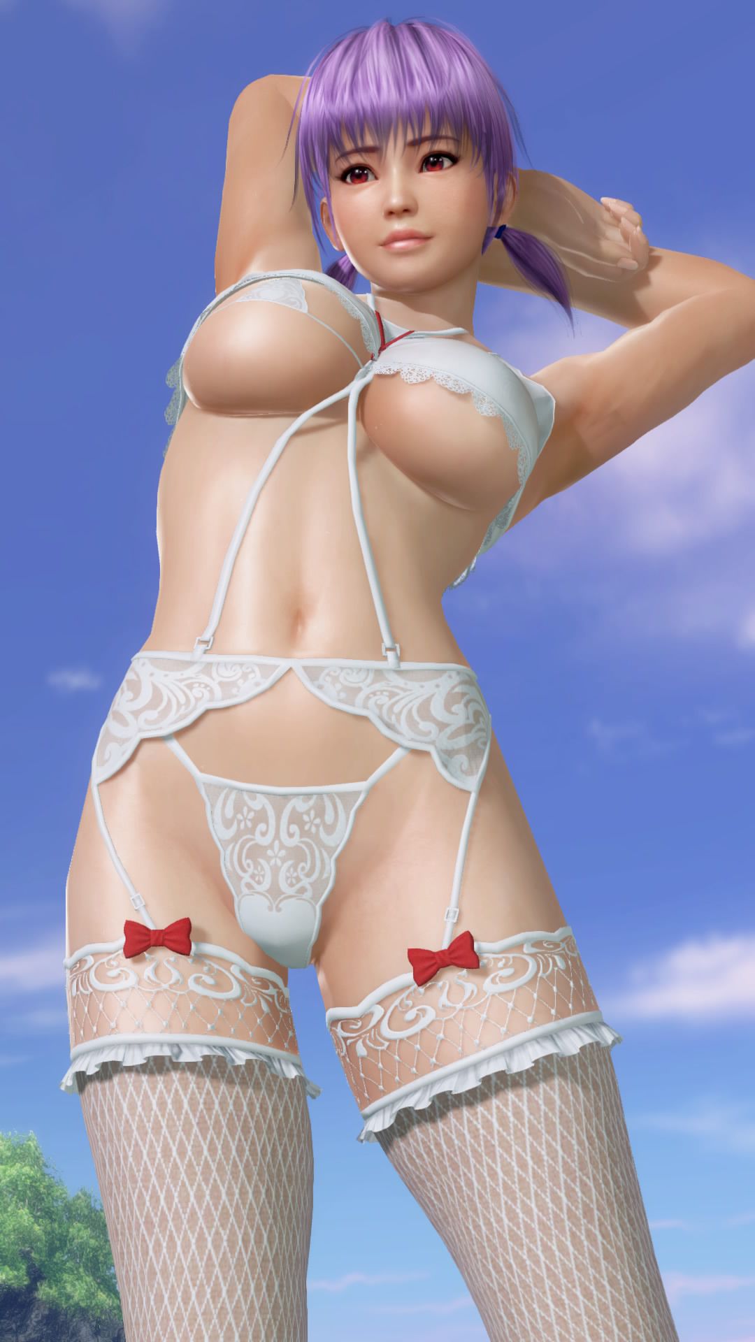 Photo session with DOAX3 new swimsuit "clam" (ayane ver.) 14