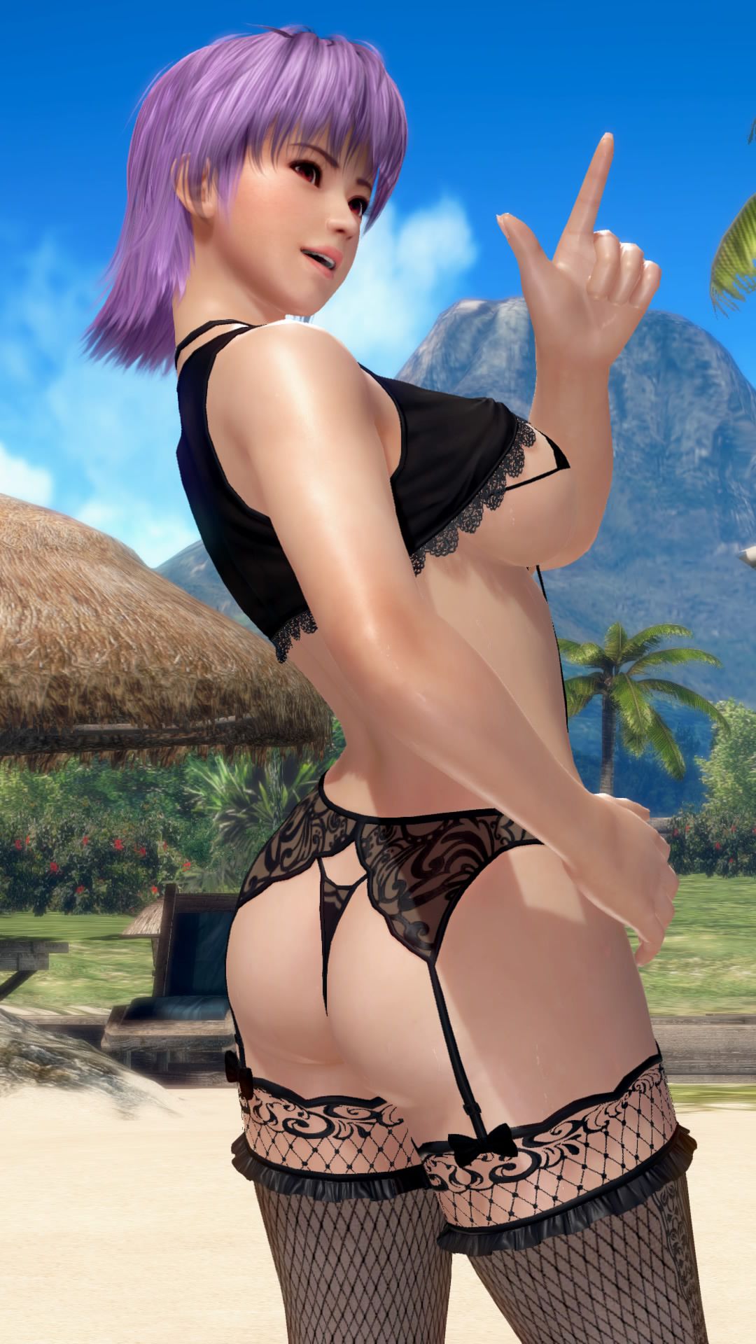 Photo session with DOAX3 new swimsuit "clam" (ayane ver.) 34