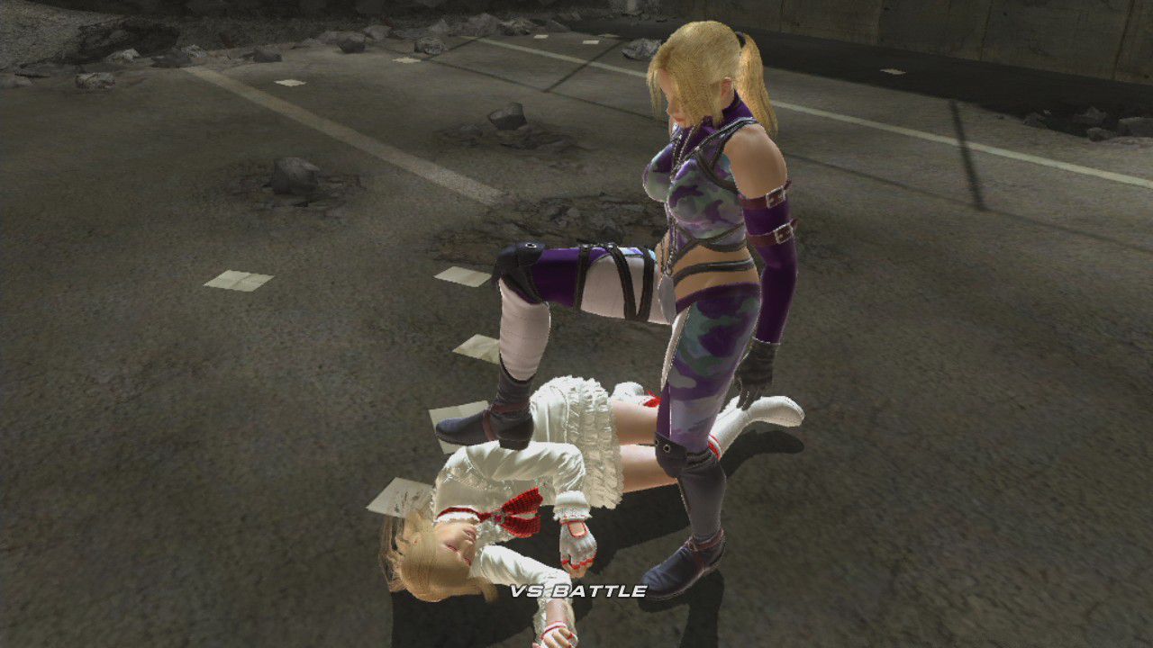 Tekken 6 Lili defeat scene 14