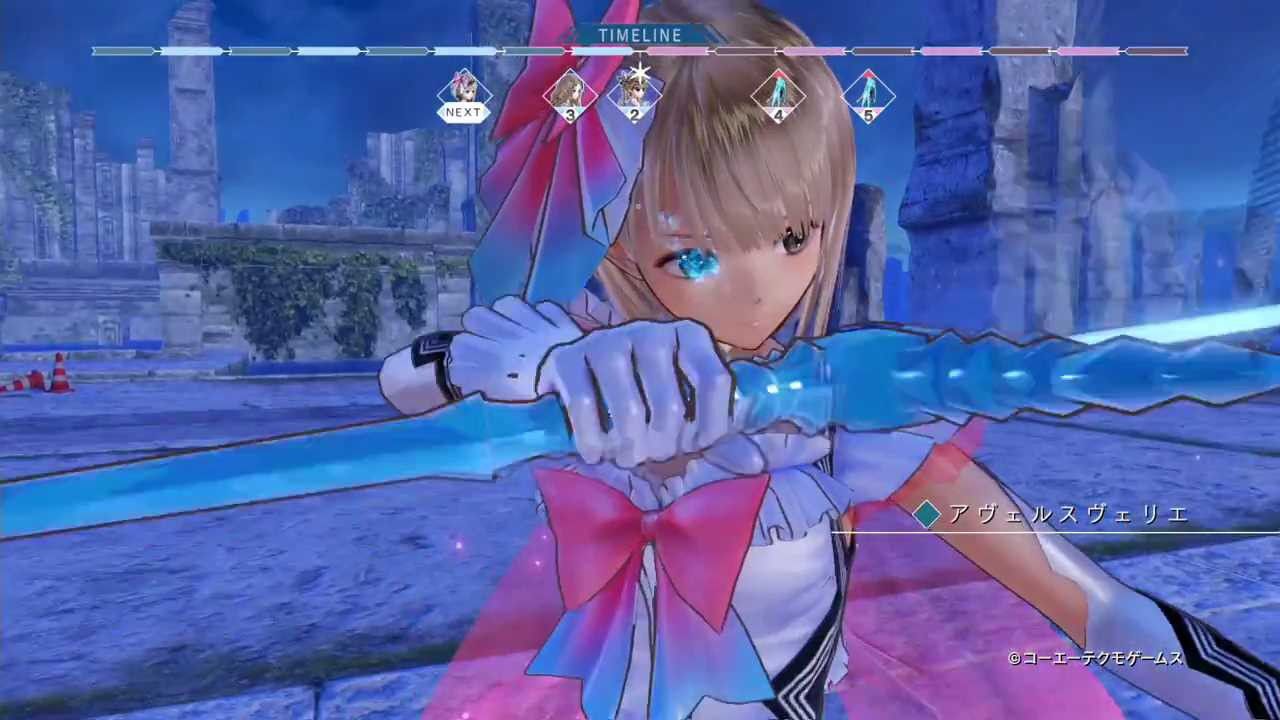 "Blue reflection' play movie battle scenes with girl magic girl wearing panchira I 10