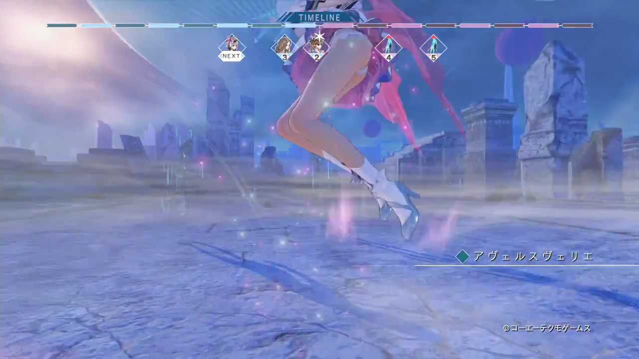 "Blue reflection' play movie battle scenes with girl magic girl wearing panchira I 14