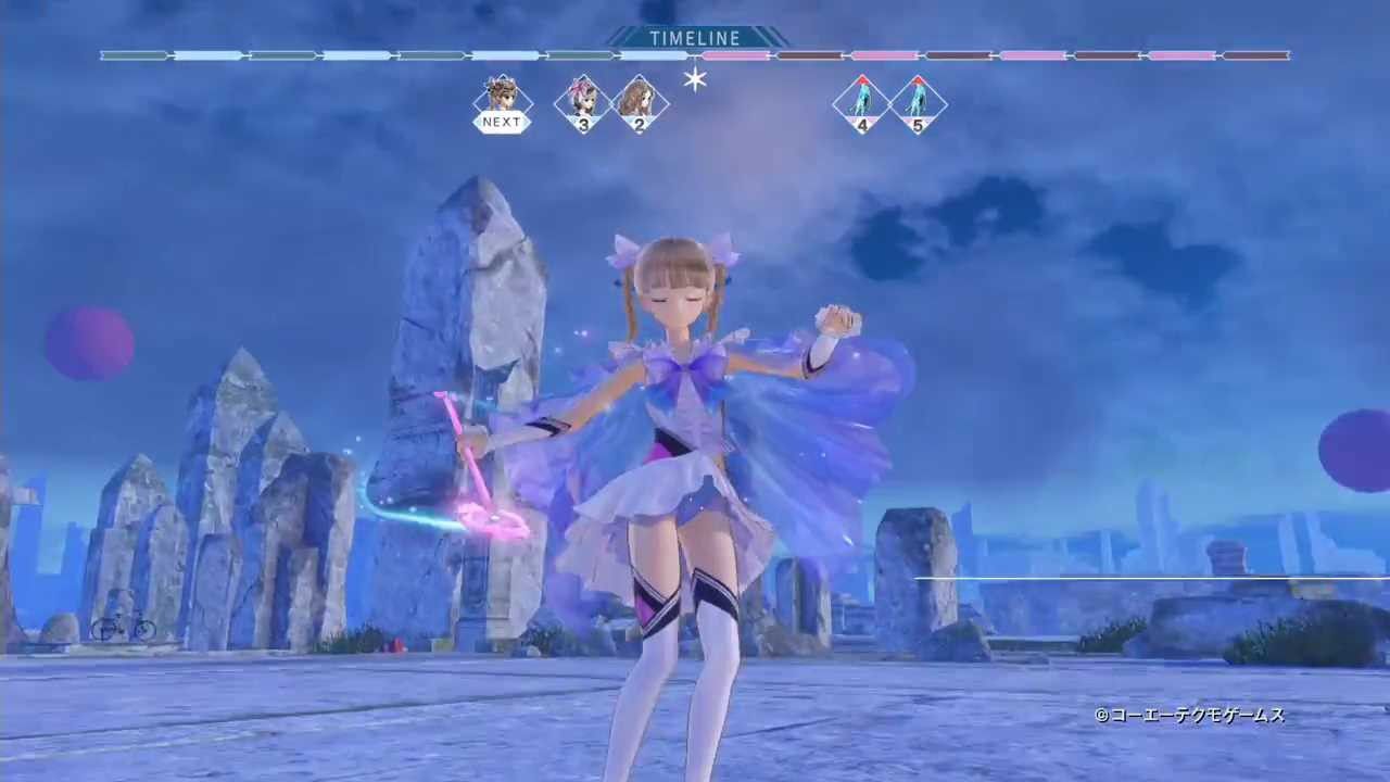 "Blue reflection' play movie battle scenes with girl magic girl wearing panchira I 4