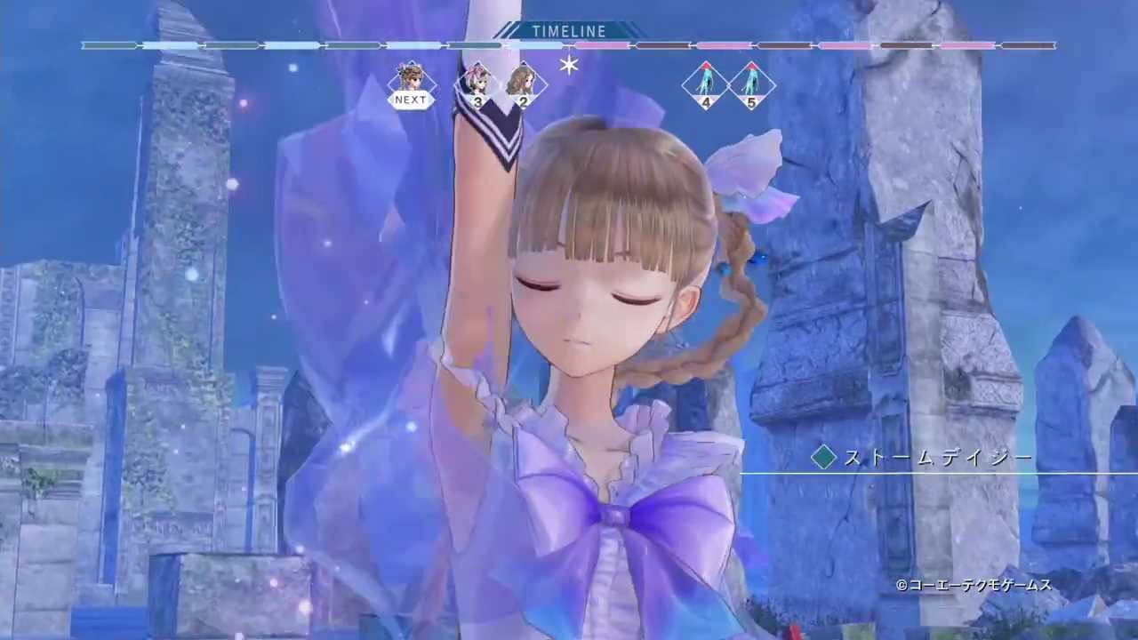 "Blue reflection' play movie battle scenes with girl magic girl wearing panchira I 5