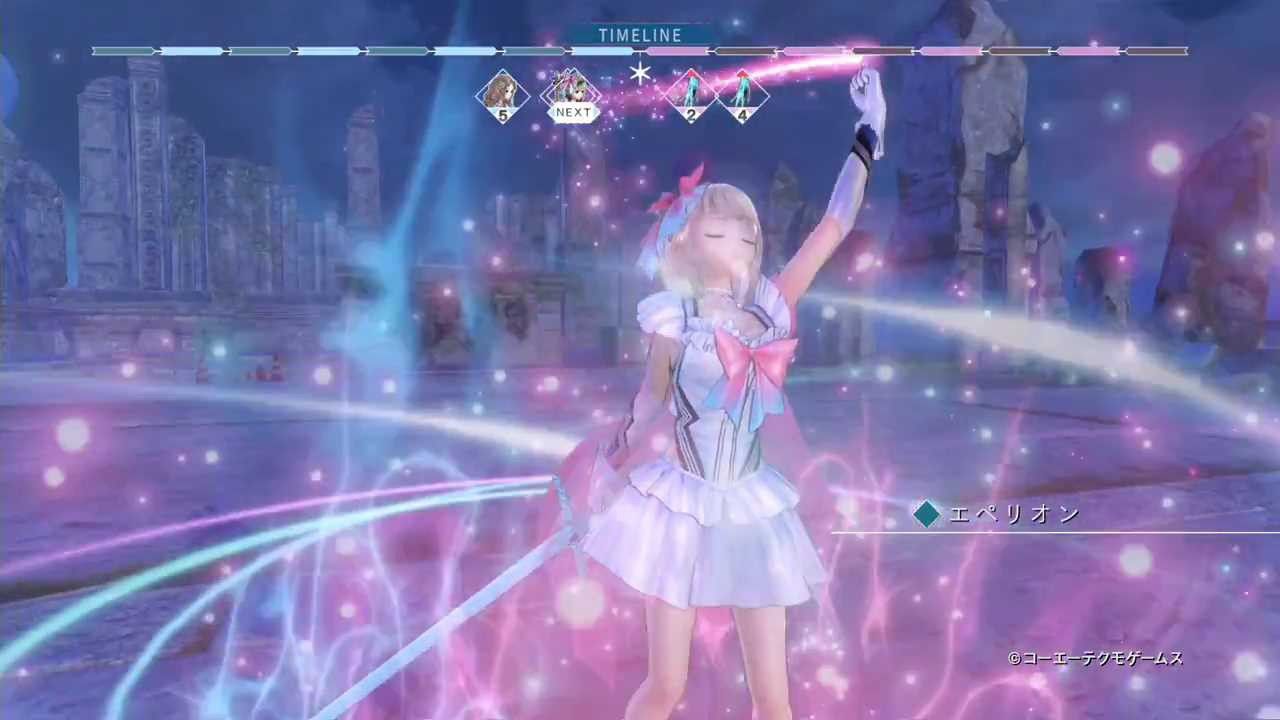 "Blue reflection' play movie battle scenes with girl magic girl wearing panchira I 9