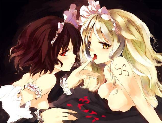 [50 pictures] is two-dimensional and girls lesbian Yuri hentai images. 14 46