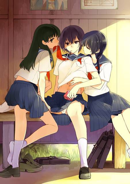 [50 pictures] is two-dimensional and girls lesbian Yuri hentai images. 14 49