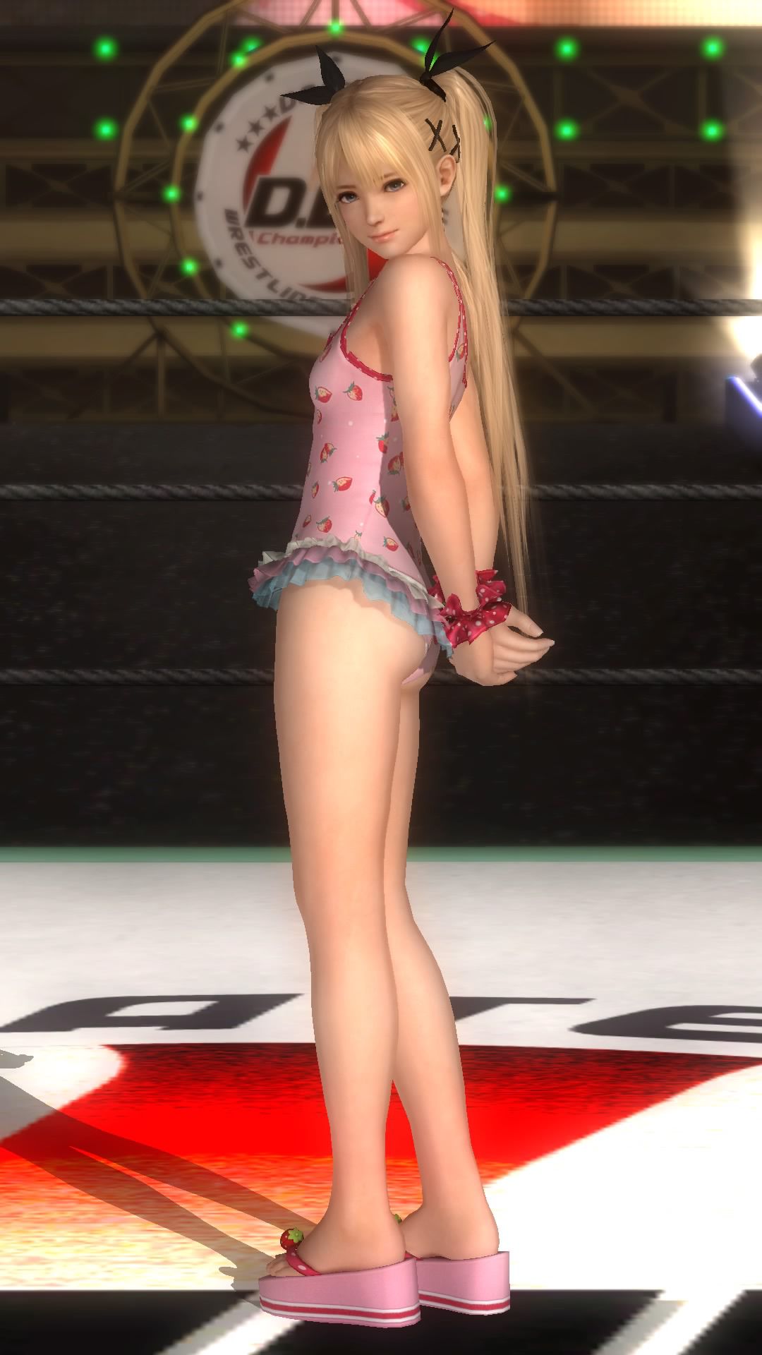 DOA5LR Marie-Rose (soft or sexy COS) to nightmare stand the dust stamps at ryona 1