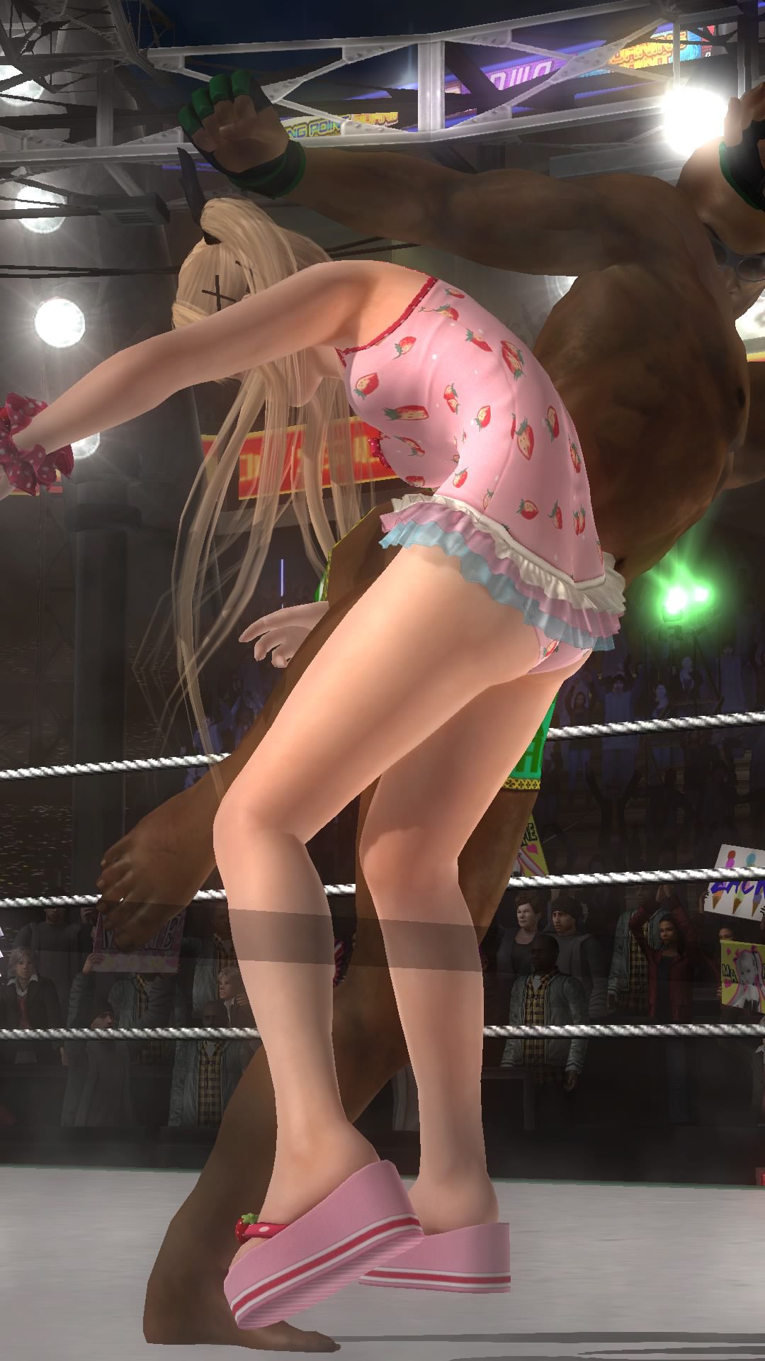 DOA5LR Marie-Rose (soft or sexy COS) to nightmare stand the dust stamps at ryona 11