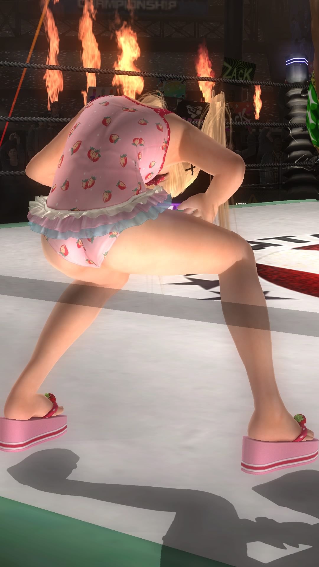 DOA5LR Marie-Rose (soft or sexy COS) to nightmare stand the dust stamps at ryona 13