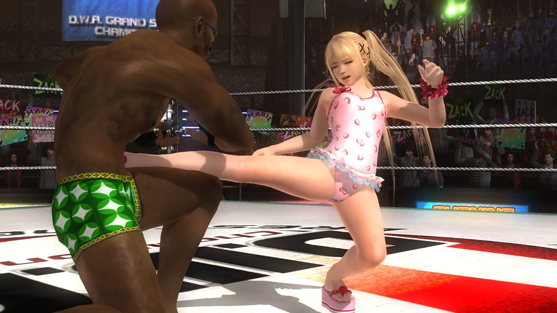 DOA5LR Marie-Rose (soft or sexy COS) to nightmare stand the dust stamps at ryona 22