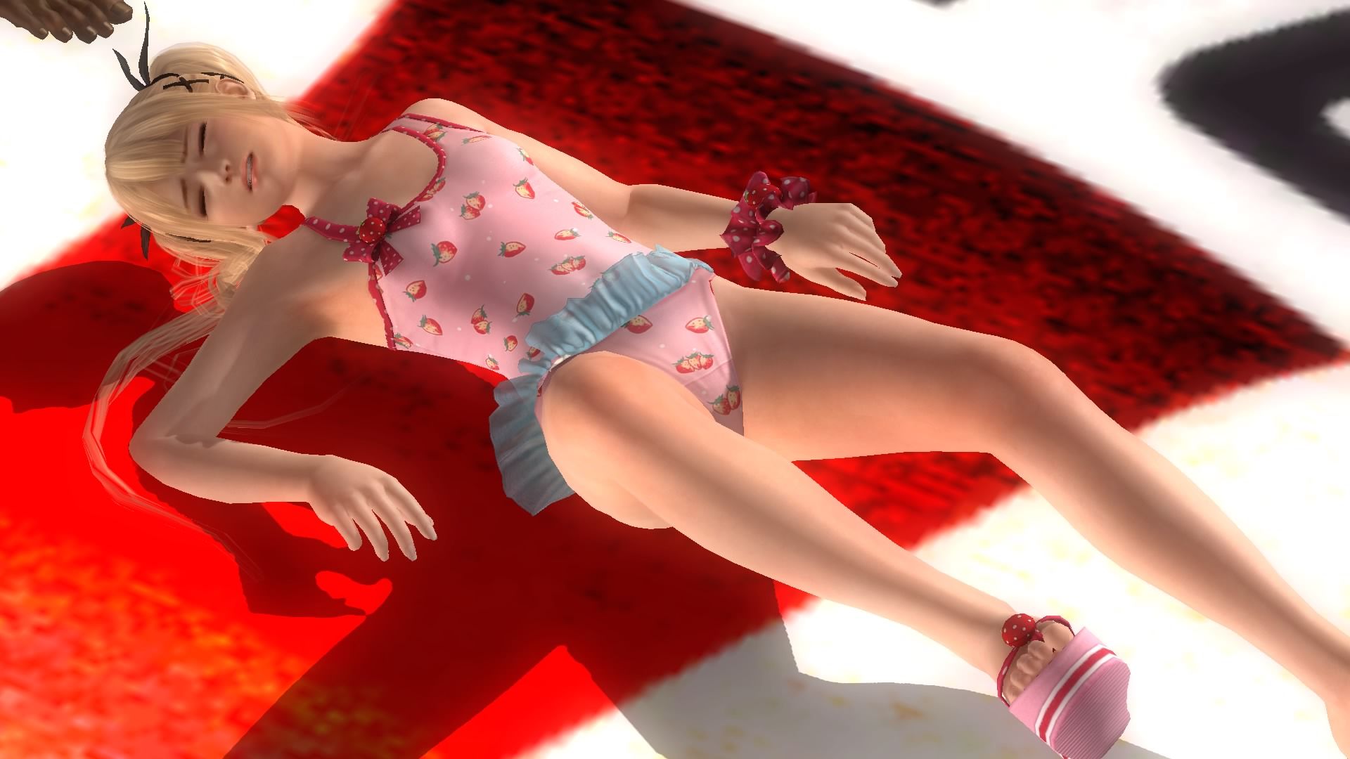 DOA5LR Marie-Rose (soft or sexy COS) to nightmare stand the dust stamps at ryona 38